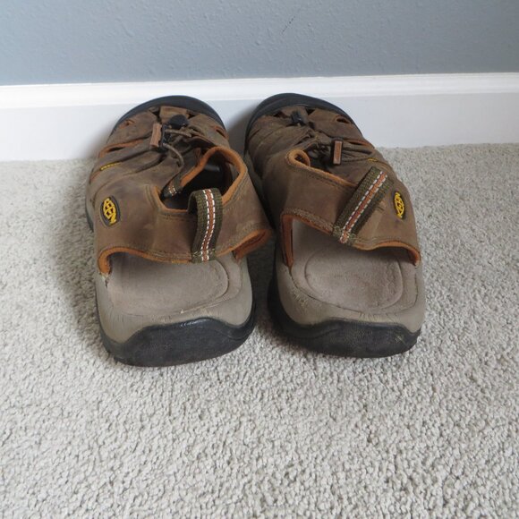 Keen Mens Newport Leather Sandals Size 14 Brown Closed Toe Waterproof main image 6